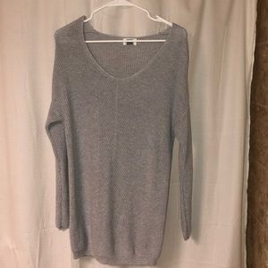 Grey sweater tunic